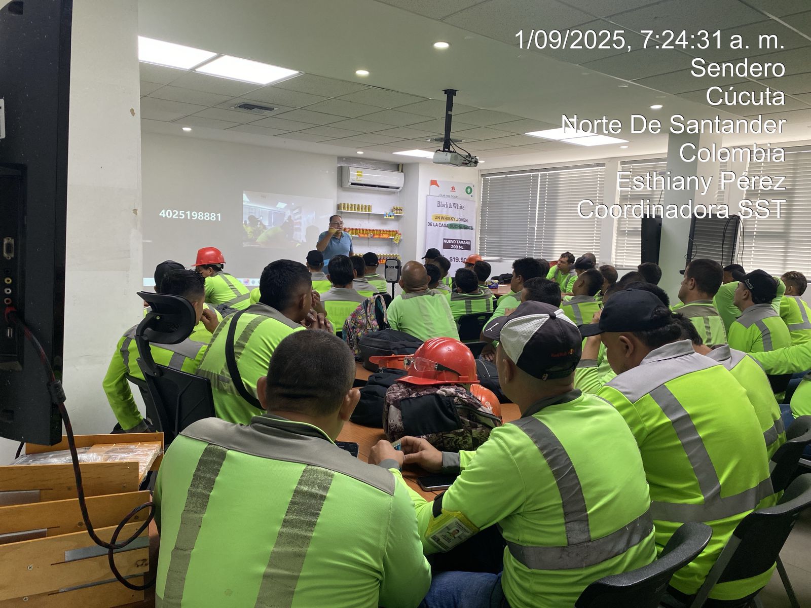 Evidencia de capacitación